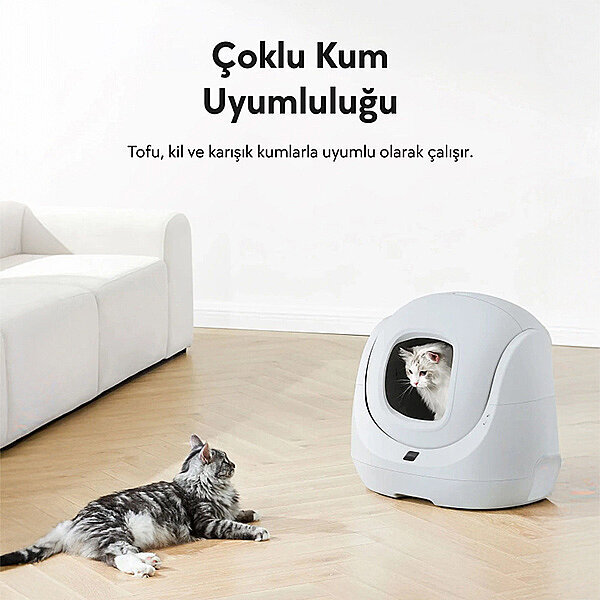 Catlink Scooper SE BayMax Lite Otomatik Kedi Tuvaleti - 3