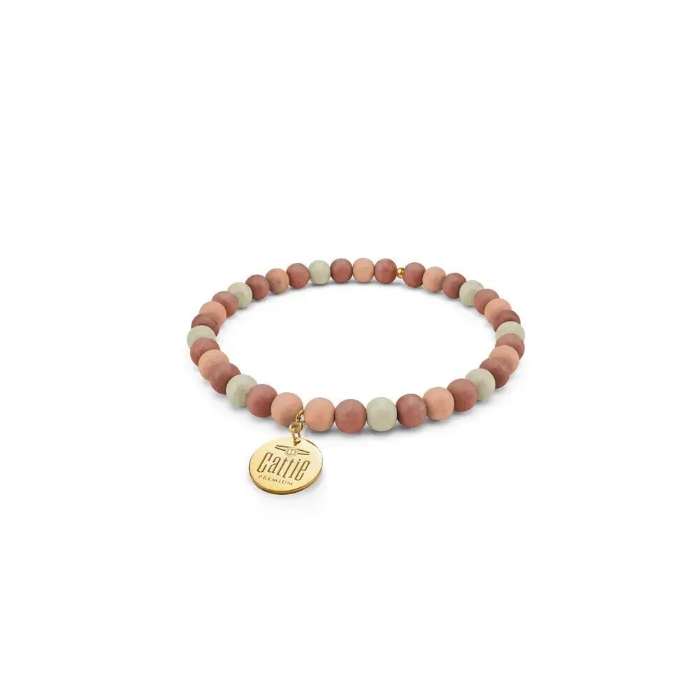 Cattie Ahşap Boncuk Kolye Kedi Tasması 18-22 cm S (Kapadokya) - 1