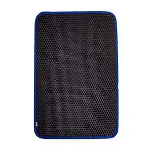 CATTİE ALTIGEN MODEL KUM TOPLAYICI FONKSİYONEL KEDİ PASPASI MAVİ 50X75CM