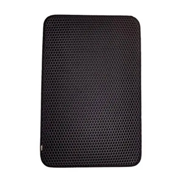 CATTİE ALTIGEN MODEL KUM TOPLAYICI FONKSİYONEL KEDİ PASPASI SİYAH 37X50CM - 1