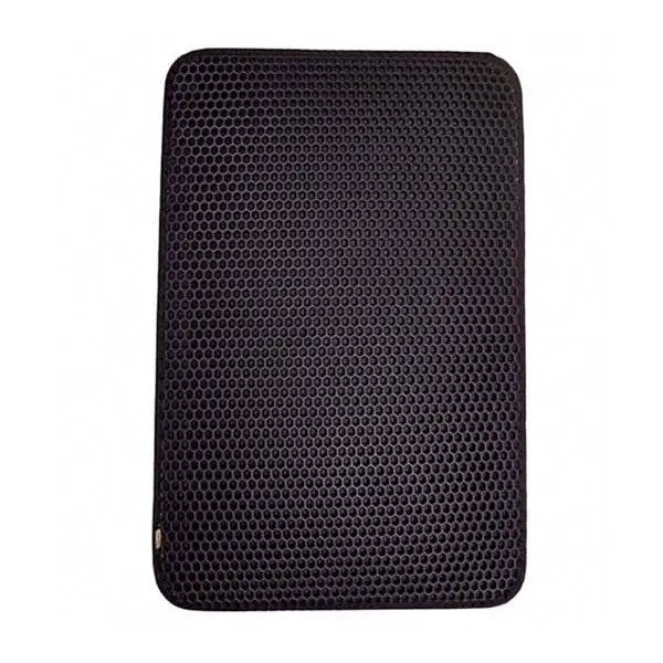 CATTİE ALTIGEN MODEL KUM TOPLAYICI FONKSİYONEL KEDİ PASPASI SİYAH 50X75CM - 1