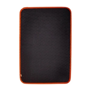 CATTİE ALTIGEN MODEL KUM TOPLAYICI FONKSİYONEL KEDİ PASPASI TURUNCU 37X50CM