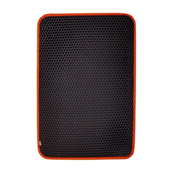 CATTİE ALTIGEN MODEL KUM TOPLAYICI FONKSİYONEL KEDİ PASPASI TURUNCU 37X50CM - 1