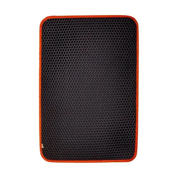 CATTİE ALTIGEN MODEL KUM TOPLAYICI FONKSİYONEL KEDİ PASPASI TURUNCU 50X75CM - 1