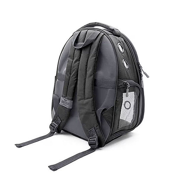 Cattie Astronot Şeffaf Astronot Kedi Taşıma Çantası 25x30x40cm - Gri - 2