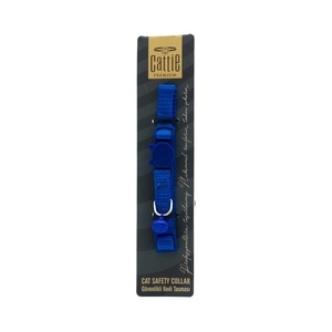 Cattie Güvenlik Tokalı Kedi Boyun Tasması Royalmavi 1X15-25Cm - 1