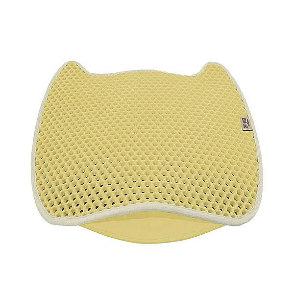 Cattie Taraklı Eva Petek Dokulu İki Katmanlı Kedi Kumu Paspası 50x50cm - Bej