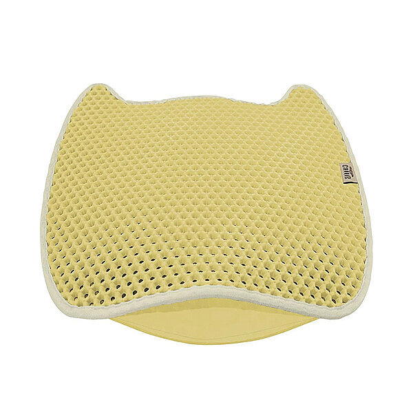 Cattie Taraklı Eva Petek Dokulu İki Katmanlı Kedi Kumu Paspası 50x75cm - Bej