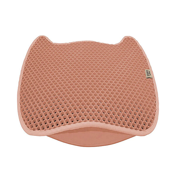Cattie Taraklı Eva Petek Dokulu İki Katmanlı Kedi Kumu Paspası 50x75cm - Pembe - 1