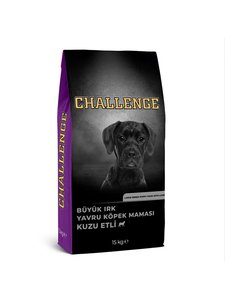 Challenge Kuzu Etli Büyük Irk Yavru Köpek Maması 15 kg