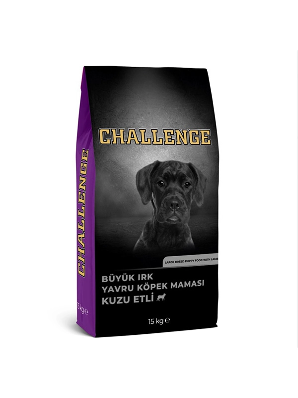 Challenge Kuzu Etli Büyük Irk Yavru Köpek Maması 15 kg - 1