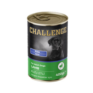 Challenge Kuzu Etli Köpek Yaş Maması Pate 400 gr