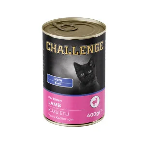 Challenge Kuzu Etli Yavru Kedi Yaş Maması Pate 400 gr