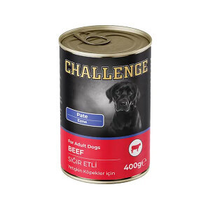 Challenge Pate Sığır Etli Yetişkin Köpek Yaş Maması 400 gr