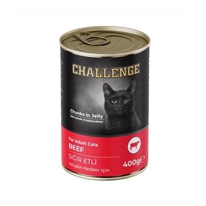Challenge Sığır Etli Yetişkin Kedi Konservesi 400 gr