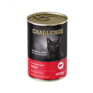 Challenge Sığır Etli Yetişkin Kedi Yaş Maması 400 gr