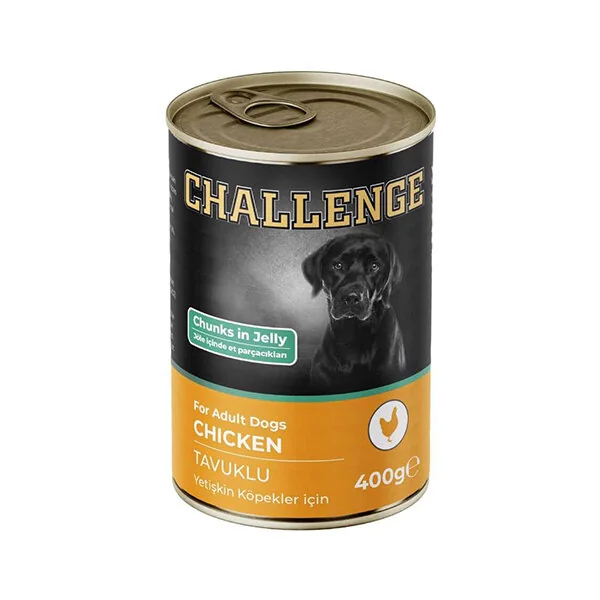 Challenge Tavuklu Yetişkin Köpek Konservesi 400 Gr - 1
