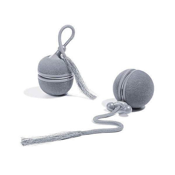 Cheerble Wicked Ball Duo2 Şarjlı İnteraktif Kedi Oyuncak Topu (Gri)