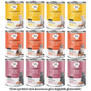 Chef's Choice Karışık Kedi Yaş Maması 400 gr X 12 Adet