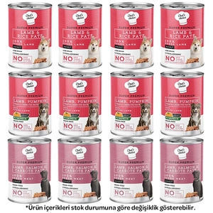 Chef's Choice Karışık Köpek Yaş Maması 400 gr X 12 Adet