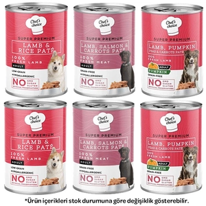 Chef's Choice Karışık Köpek Yaş Maması 400 gr X 6 Adet