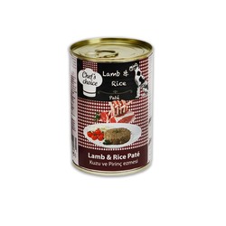 Chefs Choice Kıyılmış Kuzu Etli Köpek Yaş Maması 400 GR