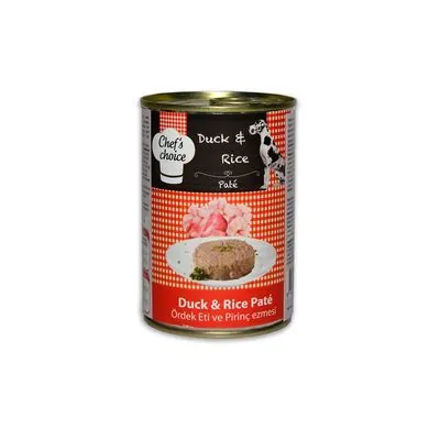 Chefs Choice Kıyılmış Ördekli Konserve Köpek Maması 400 GR - 1