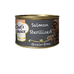 Chefs Choice Kıyılmış Somon Balıklı Tahılsız Kısırlaştırılmış Kedi Konservesi 85 GR