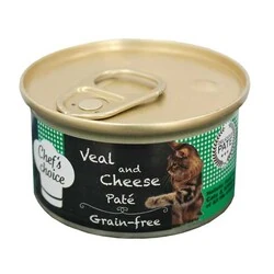 Chefs Choice Kıyılmış Dana Etli ve Peynirli Tahılsız Kedi Konservesi 85 GR - 3
