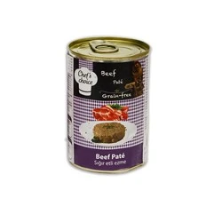 Chefs Choice Kıyılmış Sığır Etli Kıyılmış Tahılsız Kedi Konservesi 400 GR