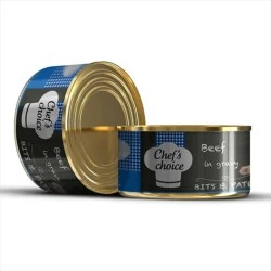 Chefs Choice Soslu Kıyılmış Sığır Etli Tahılsız Kedi Konservesi 85 GR
