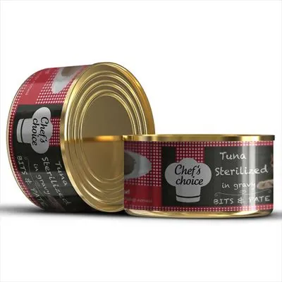 Chefs Choice Kıyılmış Ton Balıklı Tahılsız Kısırlaştırılmış Kedi Konservesi 85 GR - 1