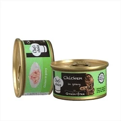 Chefs Choice Soslu Tavuk Etli Tahılsız Kedi Konservesi 80 GR
