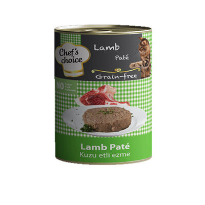 Chefs Choice Tahılsız Kuzu Etli Ezme Kedi Yaş Maması 400 Gr - 1
