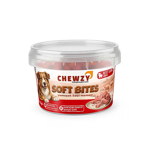 Chewzy Dana Ciğerli Yumuşak Köpek Ödül Maması 130 gr - 1