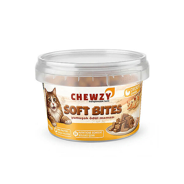 Chewzy Tavuk Etli Yumuşak Kedi Ödül Maması 130 gr