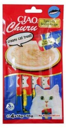 Ciao Balık ve Deniz Tarağı Sıvı Kedi Ödülü 56 GR
