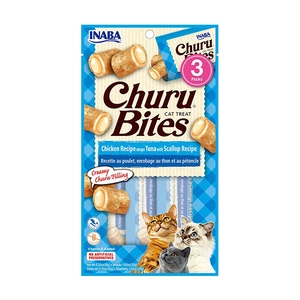 Ciao Churu Bites Tavuk Sargılı, Deniz Taraklı ve Ton Balıklı Ödül Maması 3x10gr