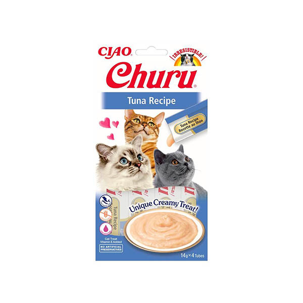 Ciao Churu Cream Ton Balıklı Kedi Ödül Kreması 4 x 14 Gr - 1