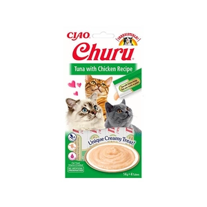 Ciao Churu Cream Ton Balıklı ve Tavuklu Kedi Ödül Kreması 4 x 14 Gr