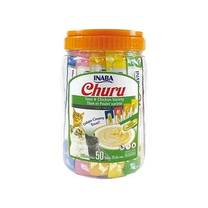 Ciao Churu Cream Tuna ve Tavuklu Kedi Ödül Kreması 50 x 14 Gr