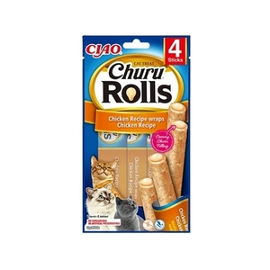 Ciao Churu Rolls Sticks Tavuk Sargılı Kedi Ödül Maması 4 x 10 Gr