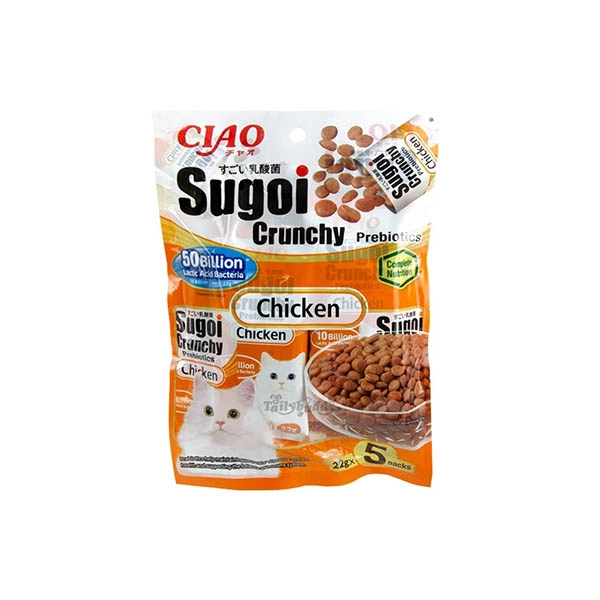 Ciao Sugoi Crunchy Tavuklu Prebiotik Kedi Maması 22 Gr x 5 Paket (110 Gr) - 1