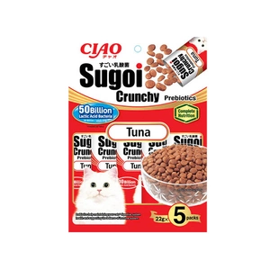 Ciao Sugoi Crunchy Ton Balıklı Prebiotik Kedi Maması 22 Gr x 5 Paket (110 Gr)