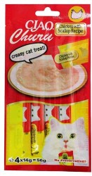 Ciao Tavuklu ve Deniz Tarağı Sıvı Kedi Ödülü 56 GR