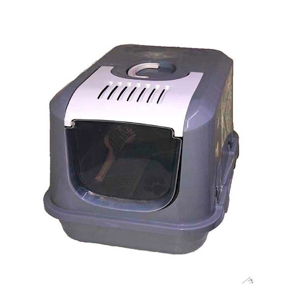 Çınar Büyük Boy Kapalı Kürekli Kedi Tuvaleti 65 x 47 x 45 Cm - 1