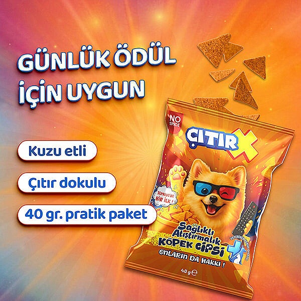 ÇıtırX Kuzu Etli Köpek Cipsi 40 g - 3