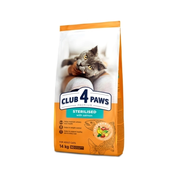 Club4Paws Pre. Kısırlaştırılmış Somonlu Kedi 14Kg - 2