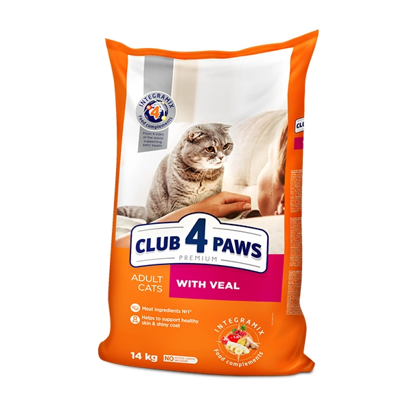 Club4Paws Premium Dana Etli Yetişkin Kedi Maması 14 Kg - 1