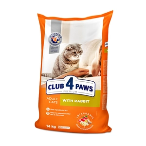 Club4Paws Premium Tavşanlı Yetişkin Kedi Maması 14 Kg - 2